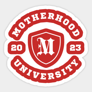 Motherhood University 2023 New Mom Sticker
